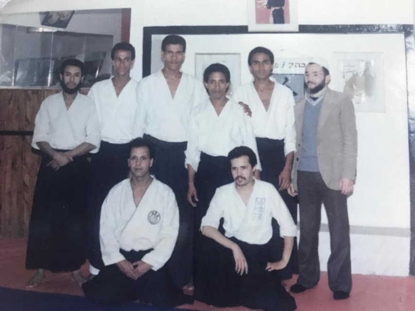 Sensei Bahaddou Abderrahman, M'barek Alaoui and Tamura Nobuyoshi