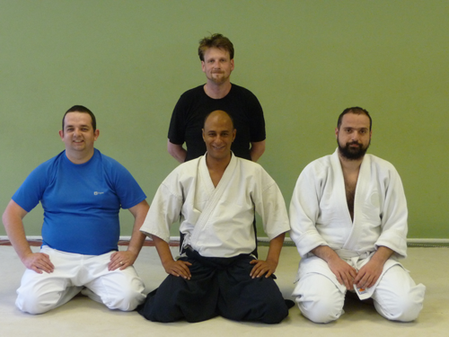 Early members of Hizashikan Aikido in Coventry