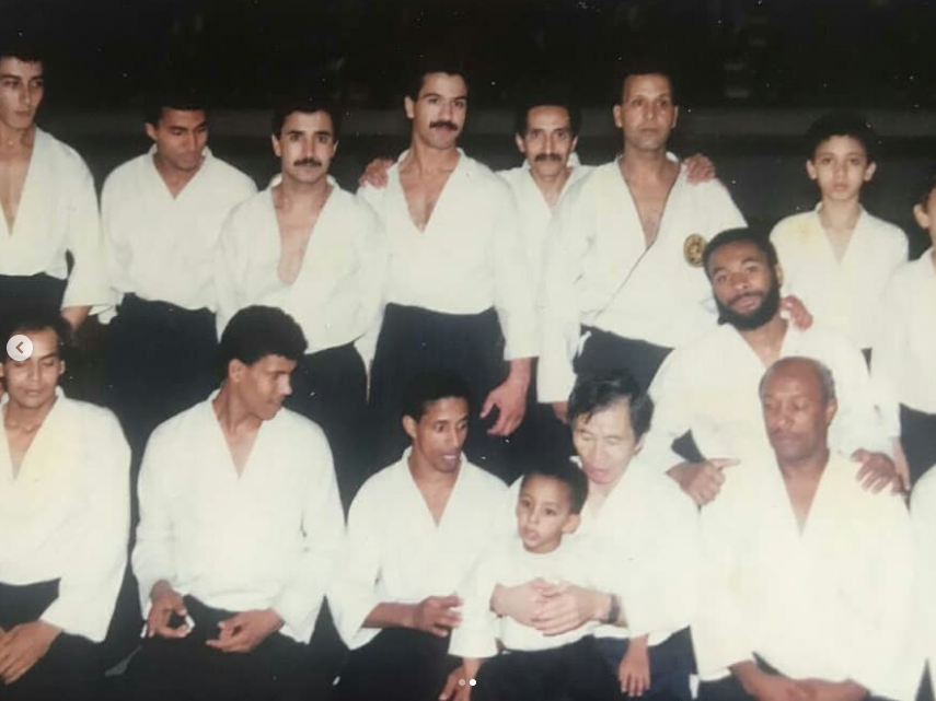 Sensei Bahaddou Abderrahman, M'barek Alaoui and Tamura Nobuyoshi